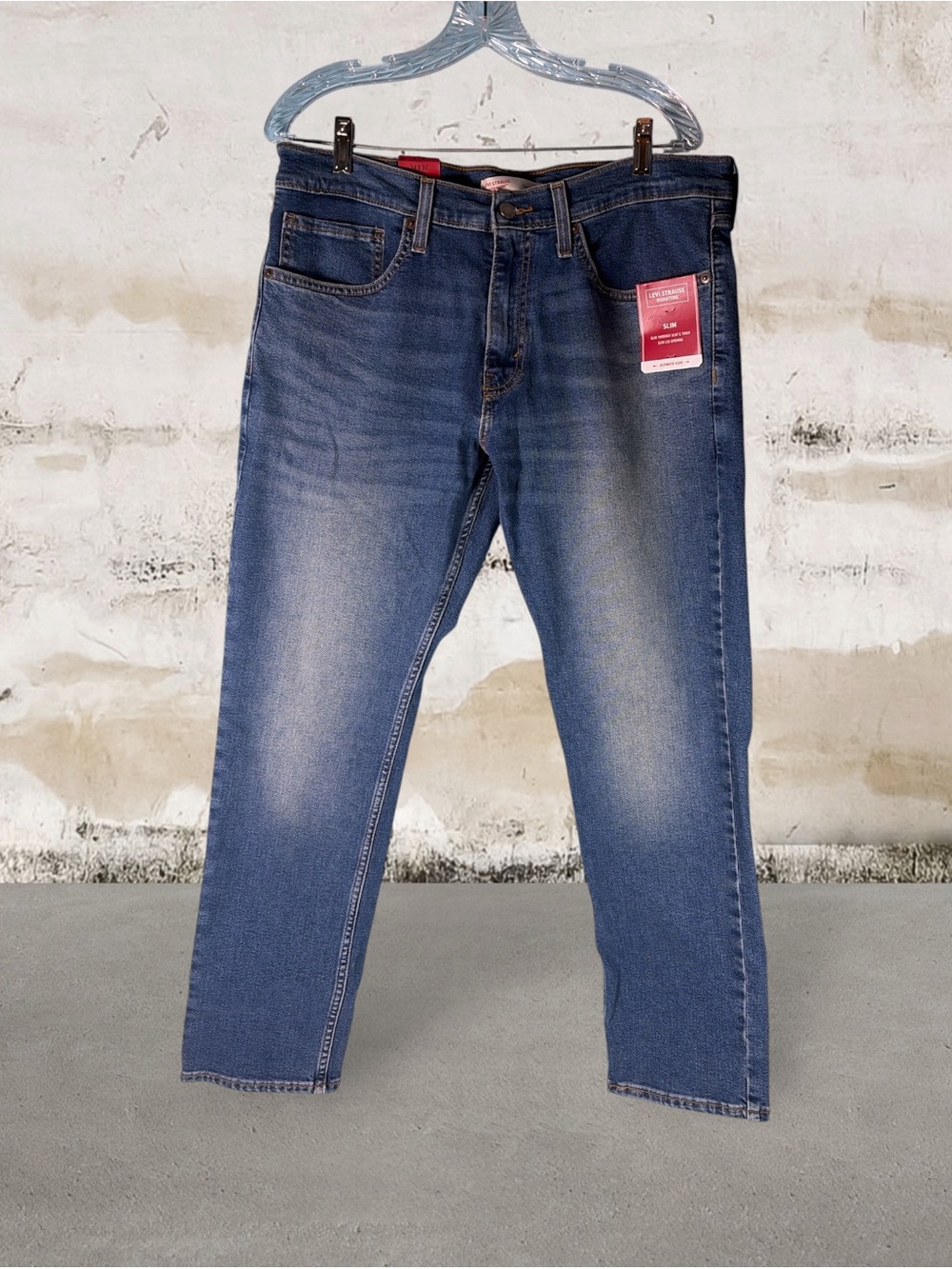 Signature By Levi Strauss & Co Men's  Slim Ultimate Flex Jeans 34x30